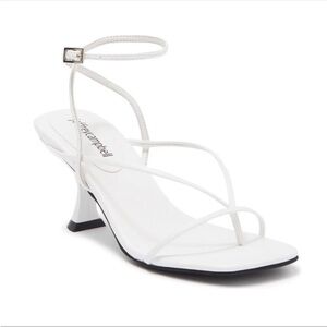 Jeffrey Campbell White Strappy Sandals